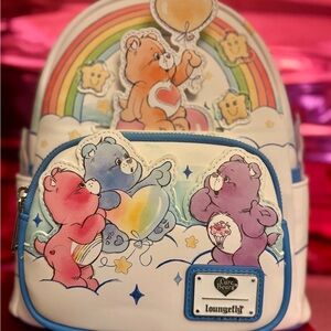 Loungefly Care Bears Care-A-Lot Rainbow Mini Backpack